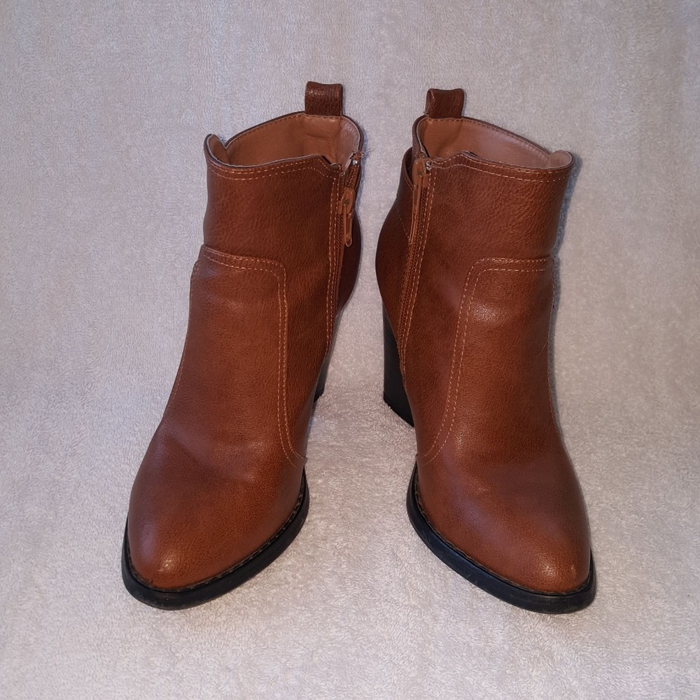 Wild Diva Womens Ankle Boots Brown Size 7